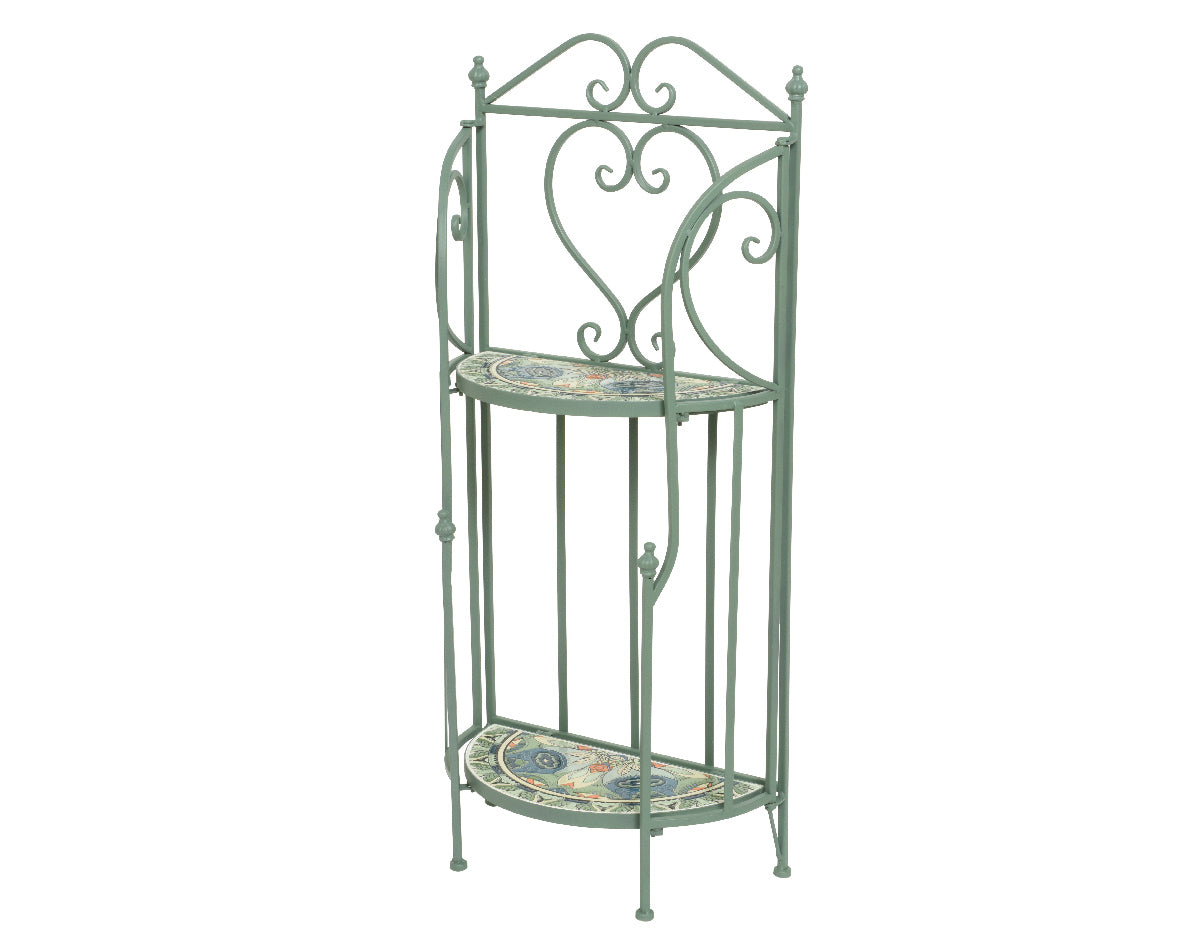 Cancun Iron Rack- Green – Coletta & Tyson Garden Centre