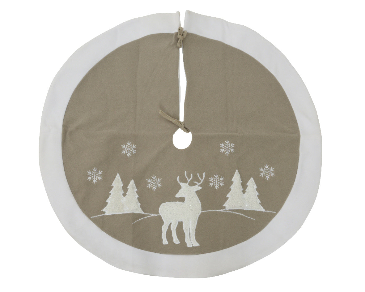 Neutral Tree Skirt 